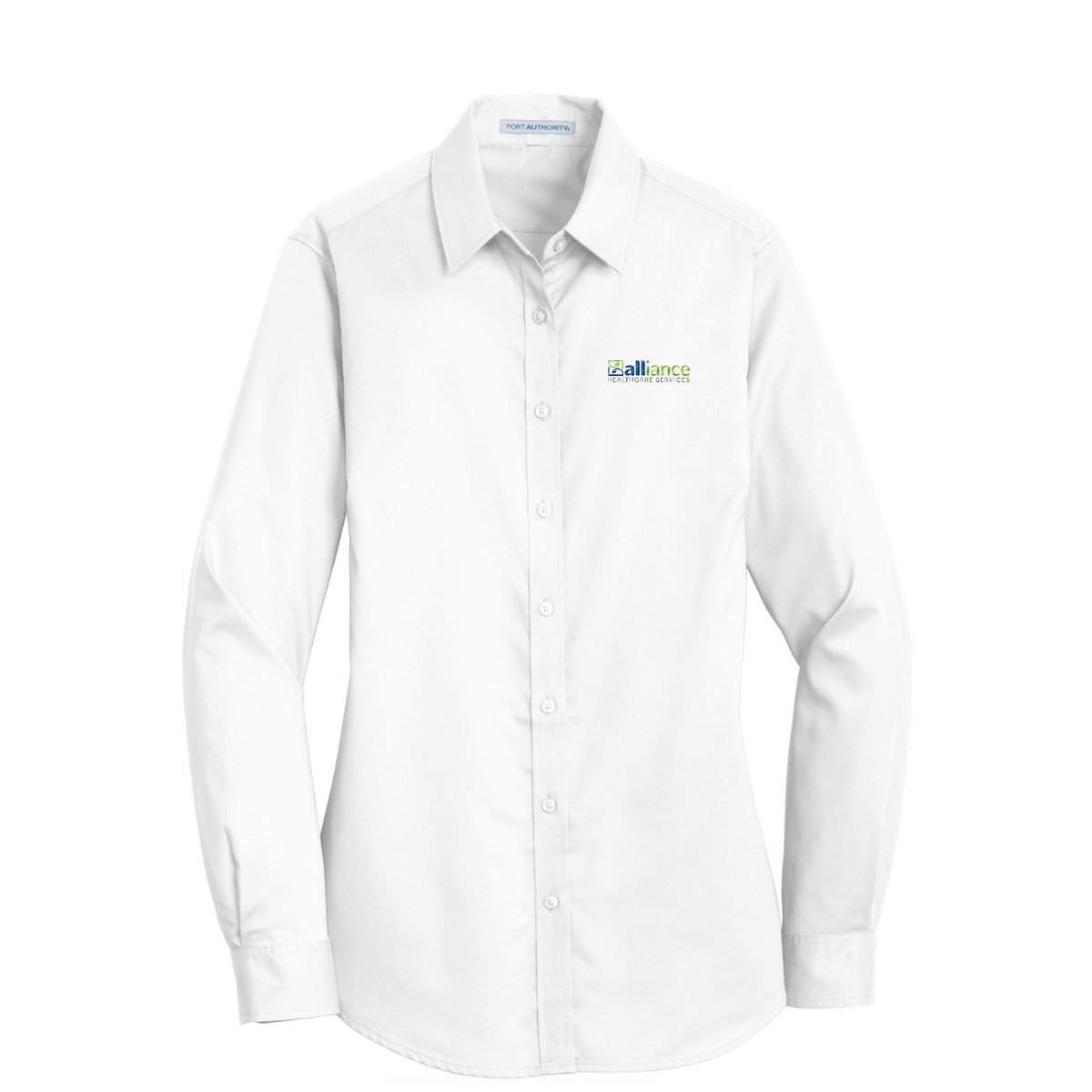 Port Authority Women's SuperPro Twill Shirt — White