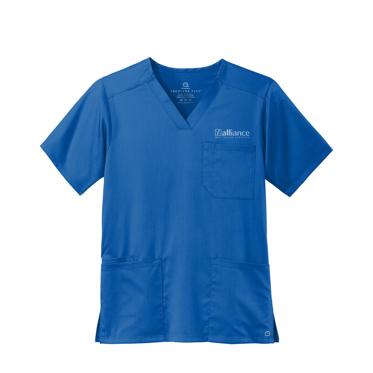 Wink Men's Premiere Flex V-Neck Top — Royal