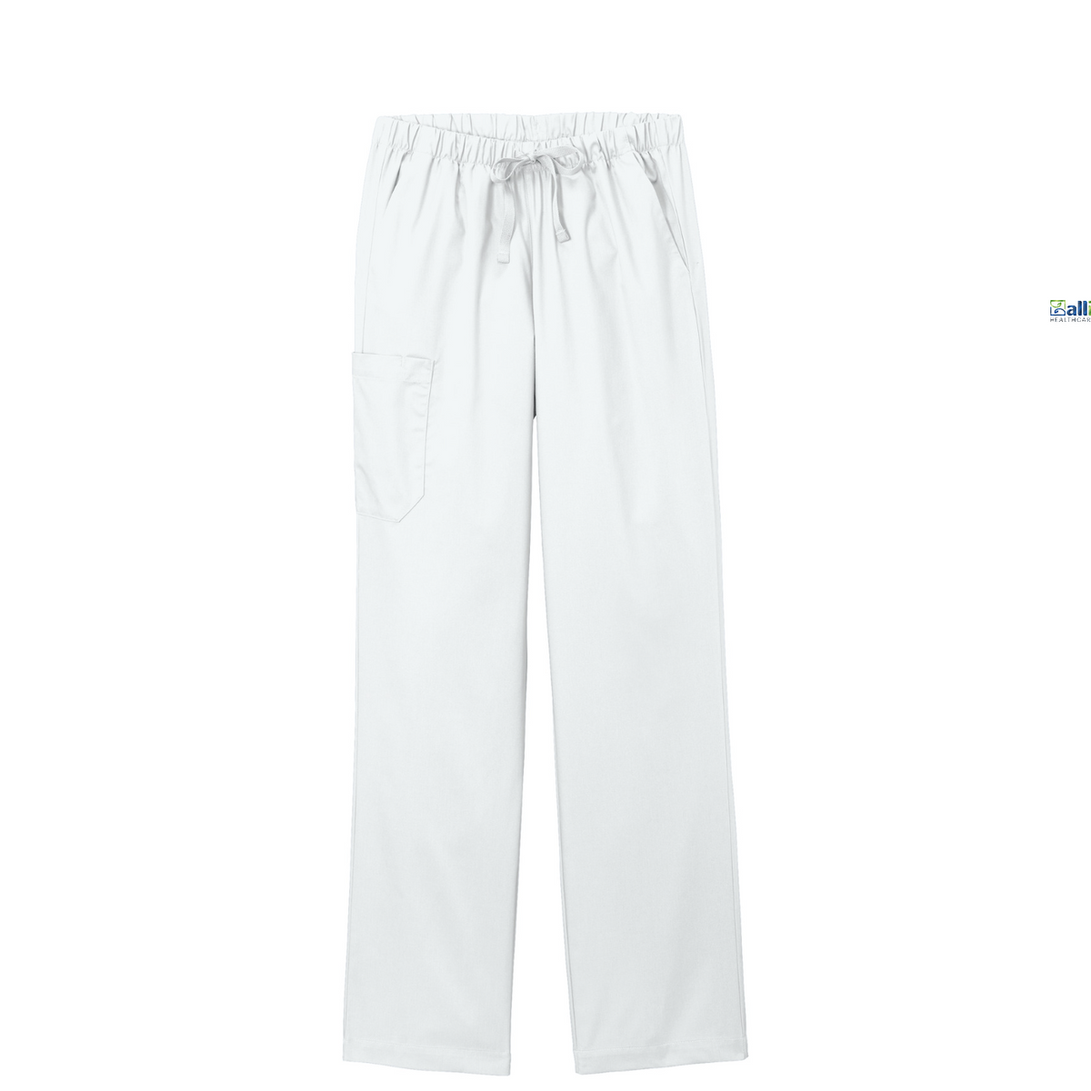 Wink Women's Petite WorkFlex Cargo Pant — White