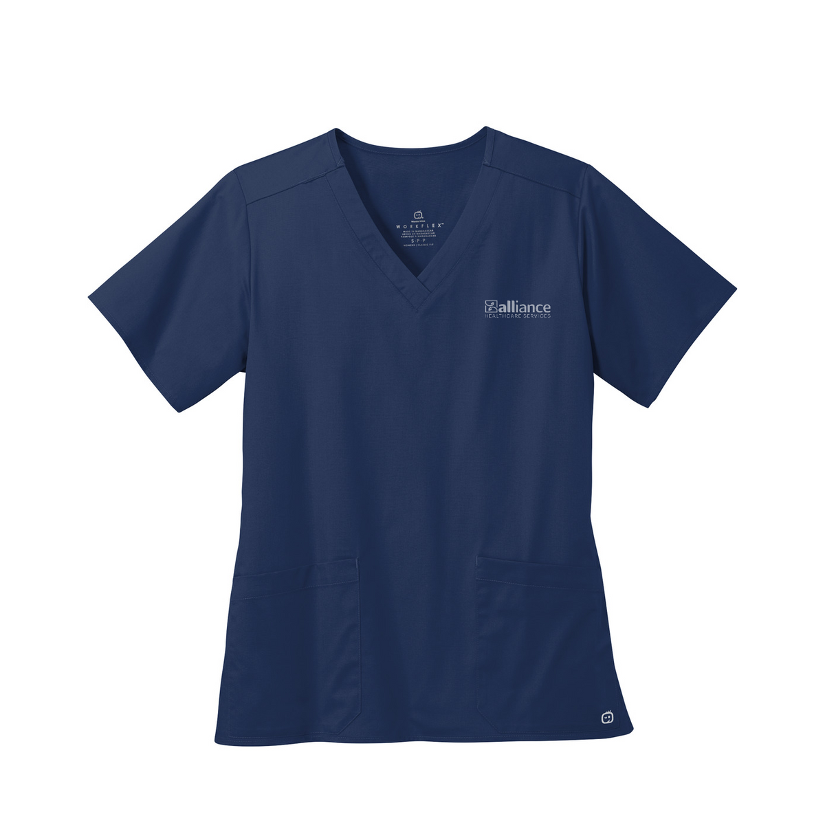Wink Women's WorkFlex V-Neck Top — Navy