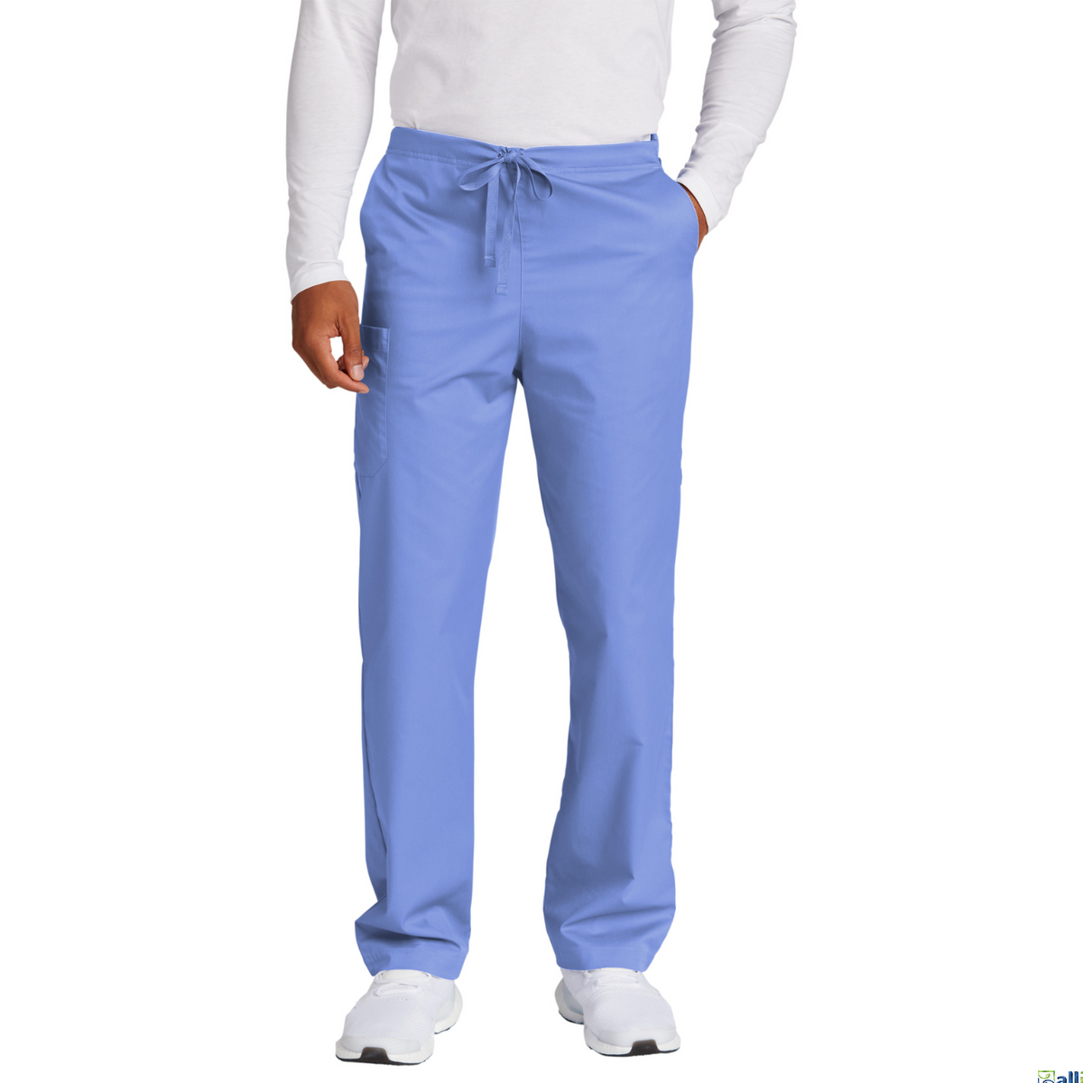 Wink Unisex Short WorkFlex Cargo Pant — Ceil Blue
