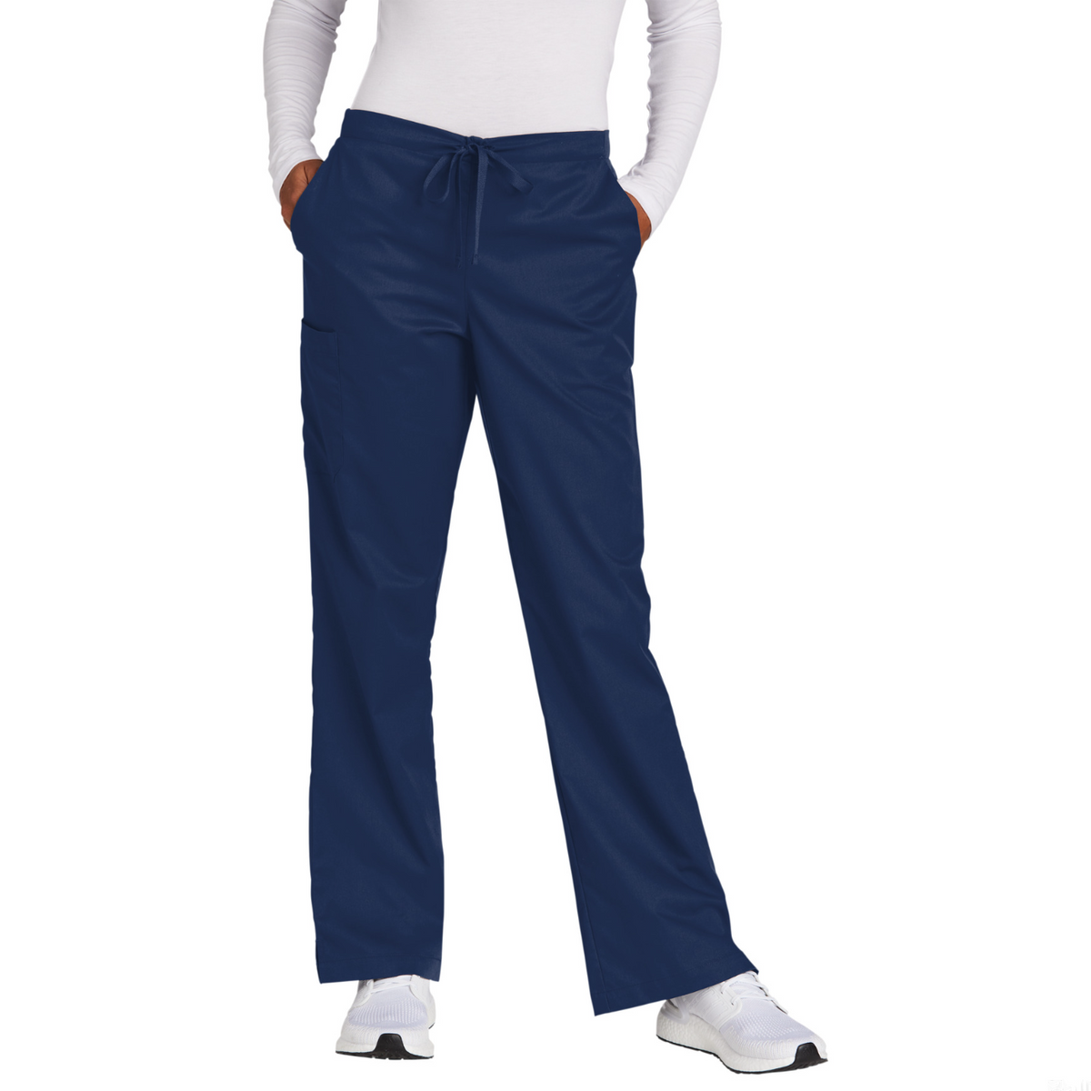 Wink Women's Tall WorkFlex Flare Leg Cargo Pant — Navy