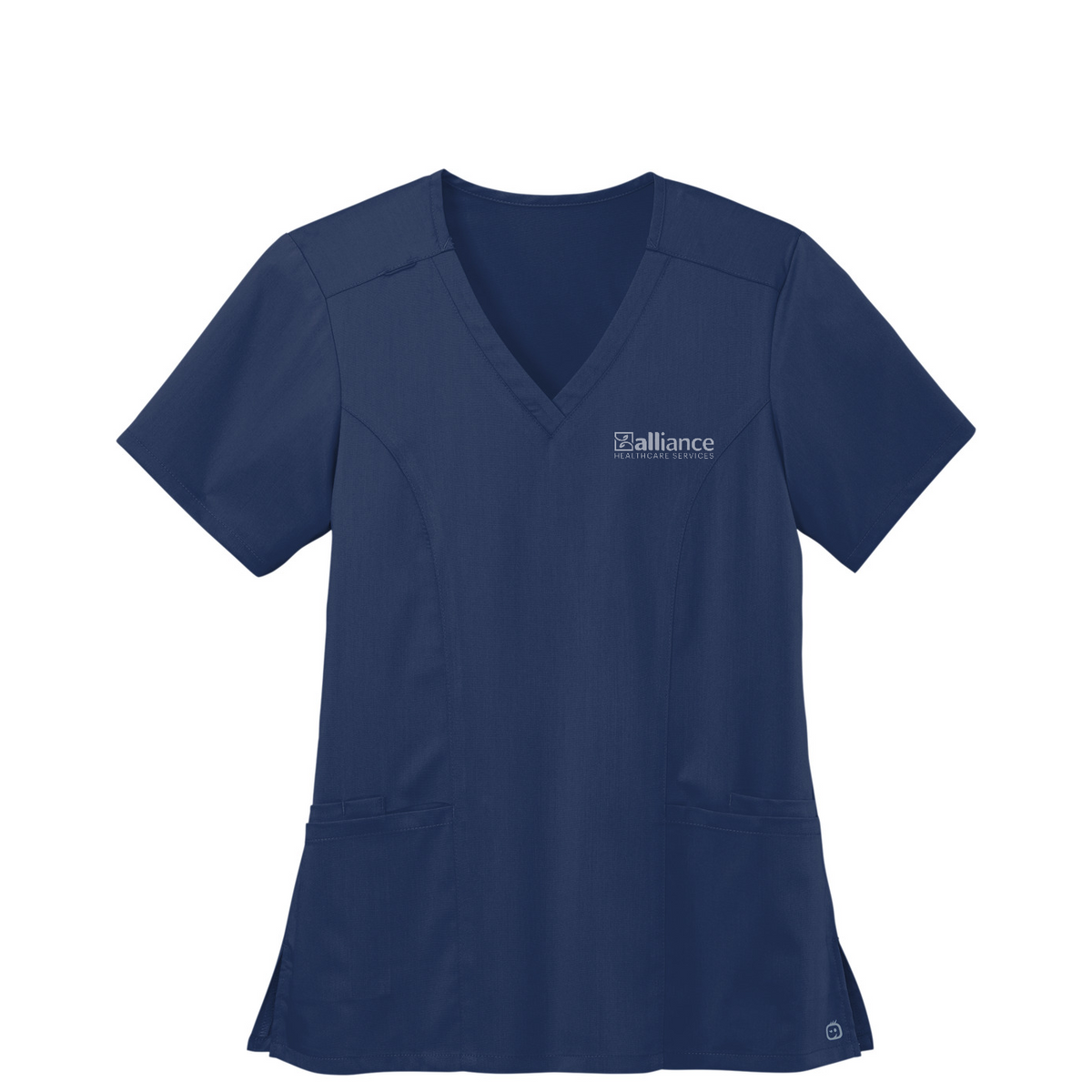 Wink Women's Premiere Flex V-Neck Top — Navy