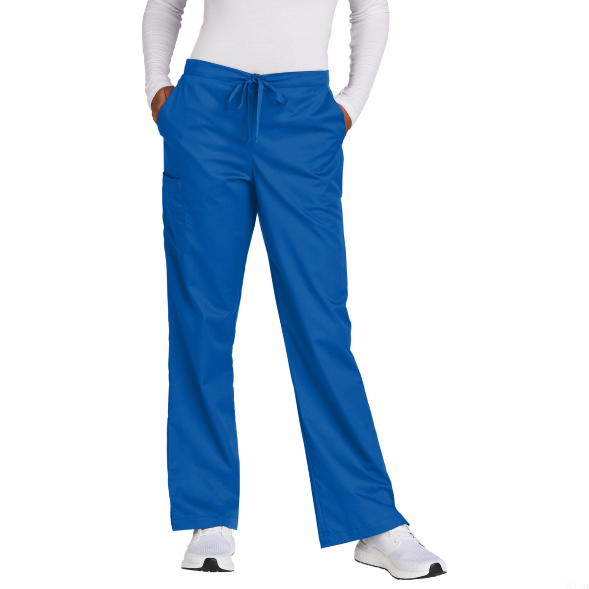 Wink Women's Tall WorkFlex Flare Leg Cargo Pant — Royal